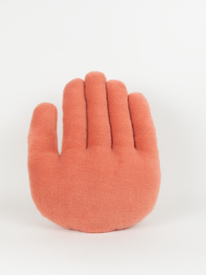 Hand Pillow - Coral